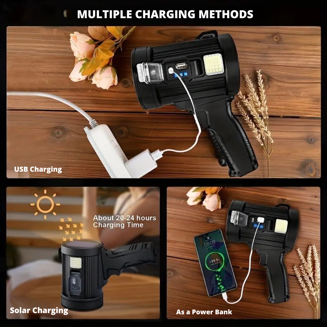 Emergency Solar Portable Rechargeable Light