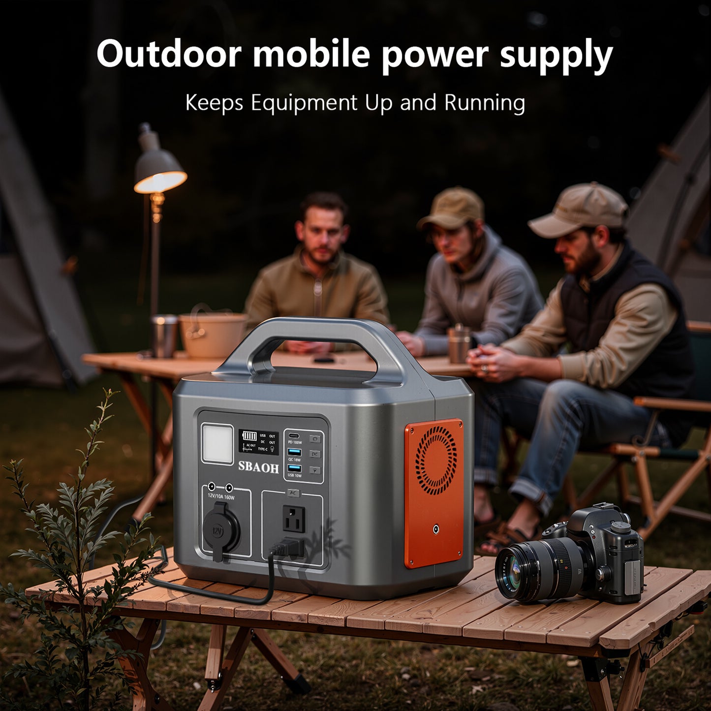 600W Portable Power Station (538.7Wh / 145600mAh)