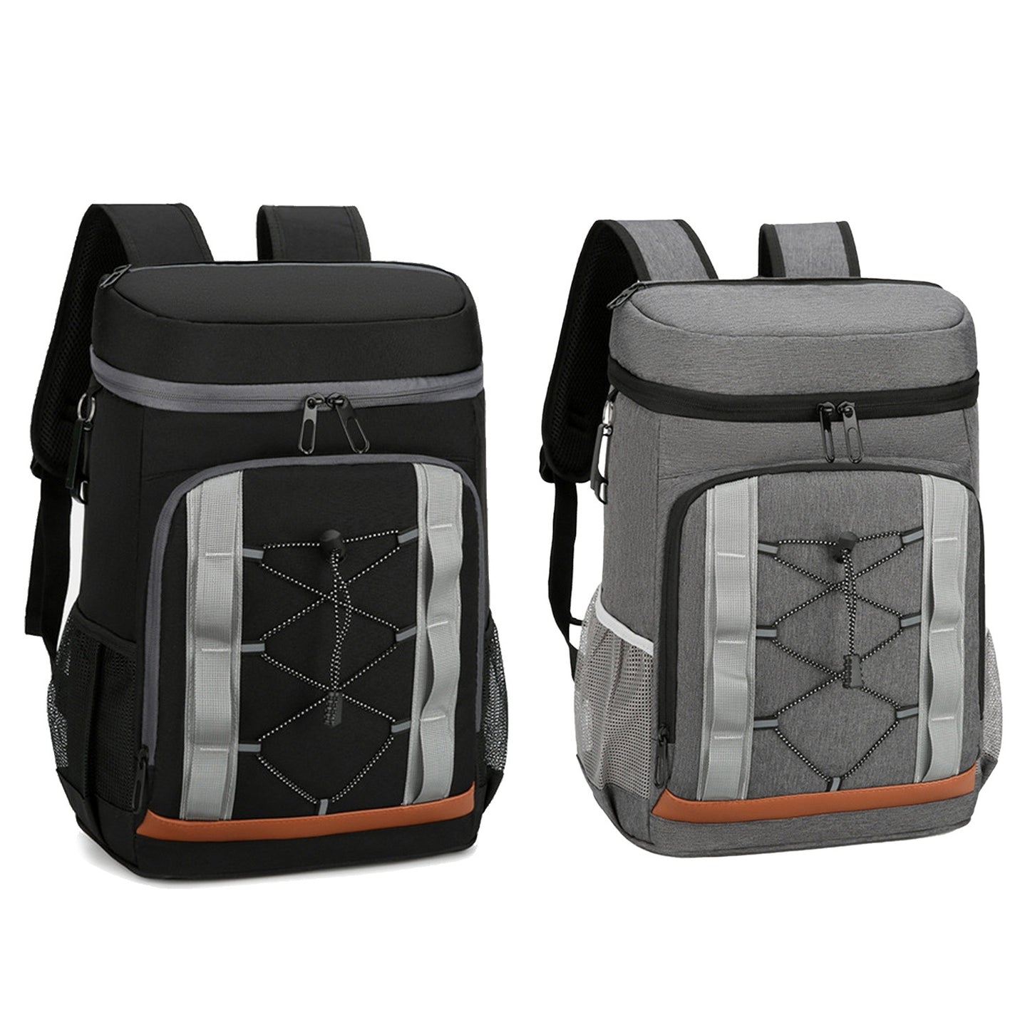 Leakproof 25L Insulated Backpack Water Resistant – Black/Grey