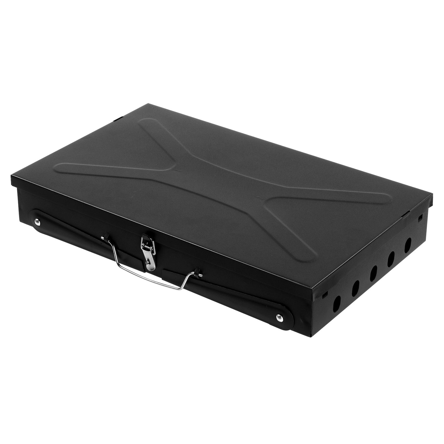 Portable Charcoal Grill with Lid and Adjustable Height