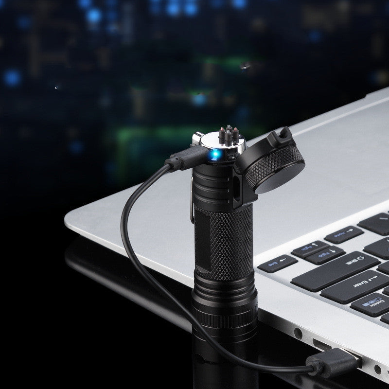 Arc Plasma Flashlight Lighter – Rechargeable & Waterproof