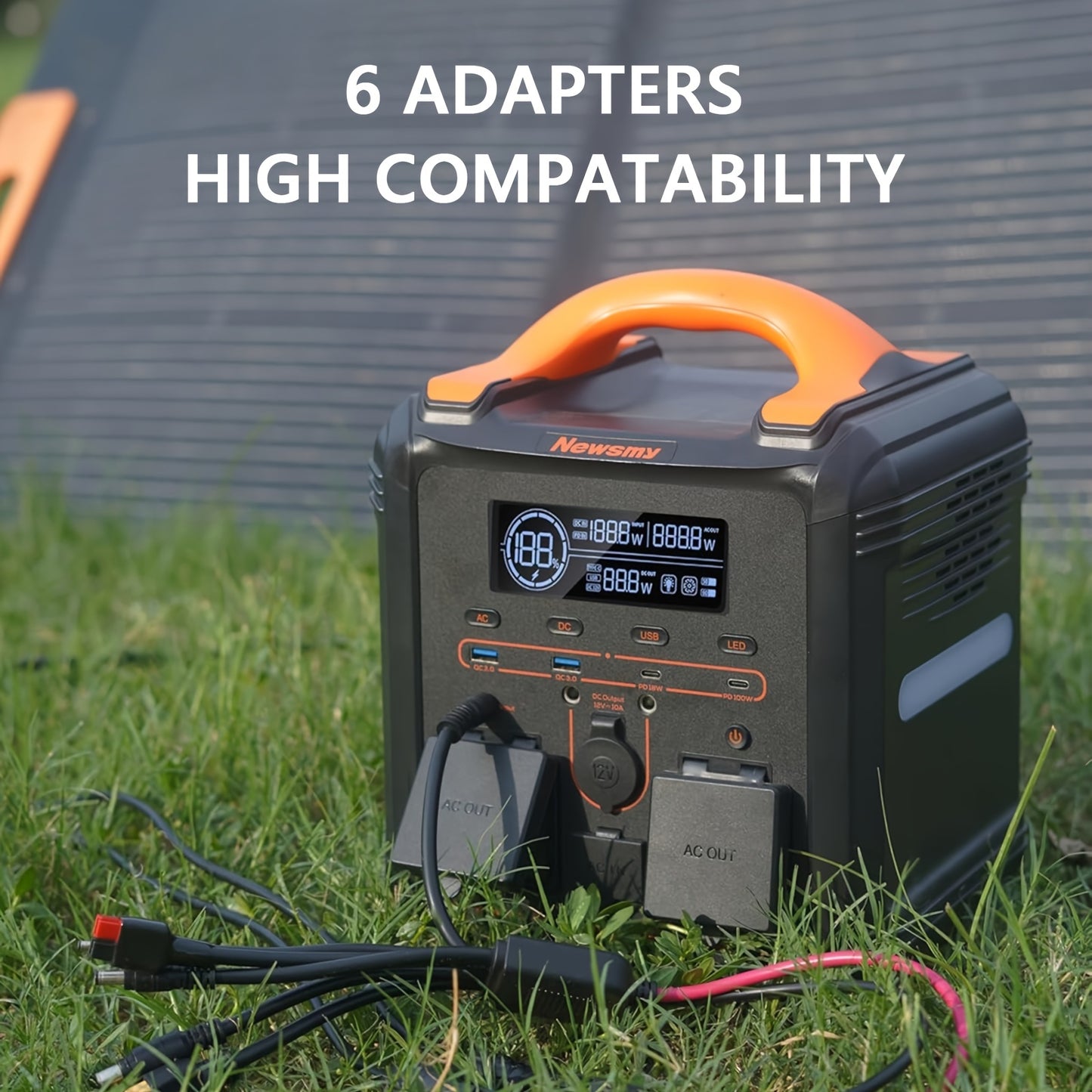 100 W Foldable Solar Panel – USB‑C PD & 20 V DC Output, MC4 Ready