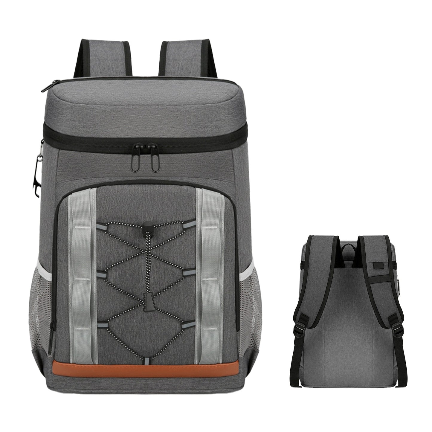 Leakproof 25L Insulated Backpack Water Resistant – Black/Grey