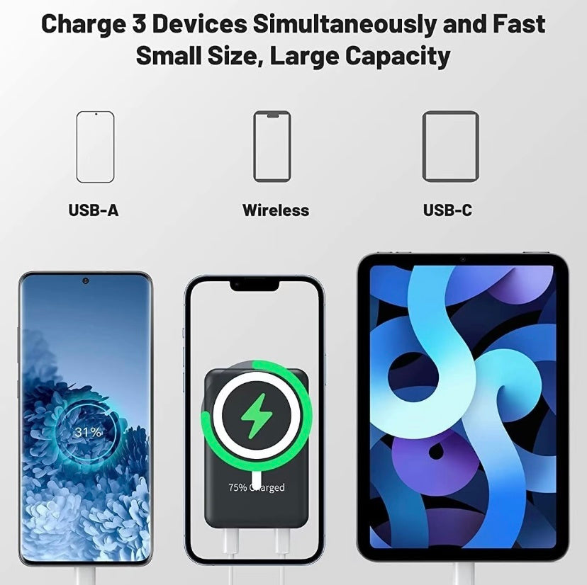 MagSafe 10000mAh Portable Charger – 22.5W Fast Wireless