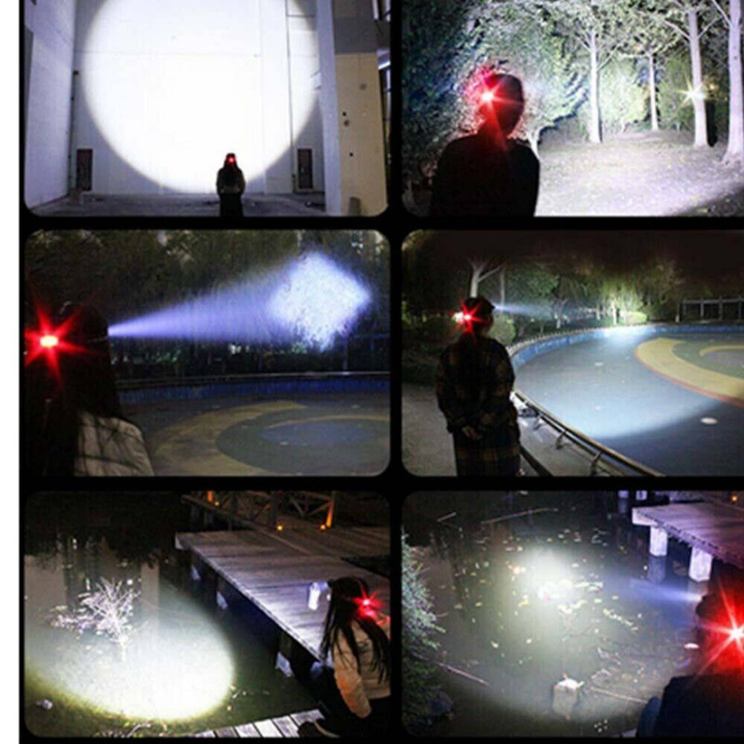 Rechargeable LED Headlamp – 990000LM, Zoomable, 3-Mode for Blackouts