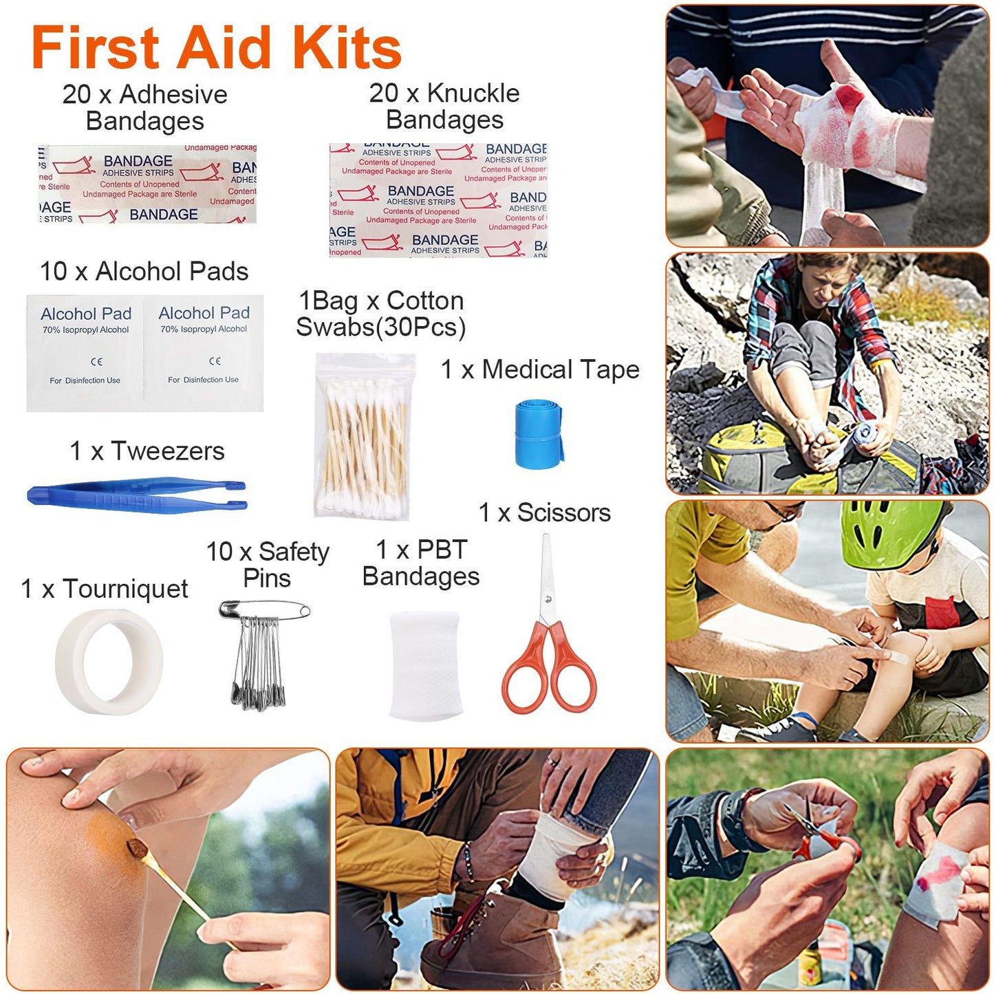 121-Piece Emergency Survival Kit - Complete Preparedness Gear