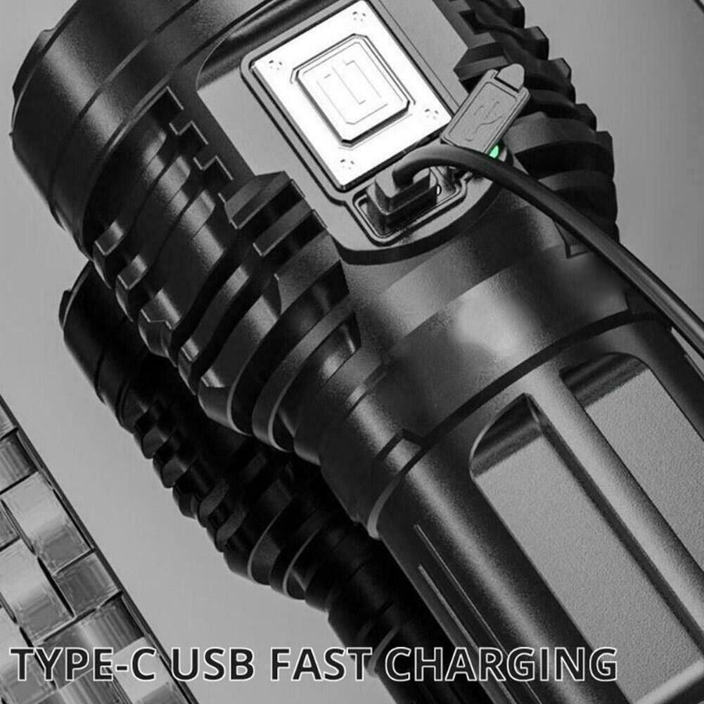 8-LED Rechargeable Flashlight | IPX6 Waterproof Emergency Light