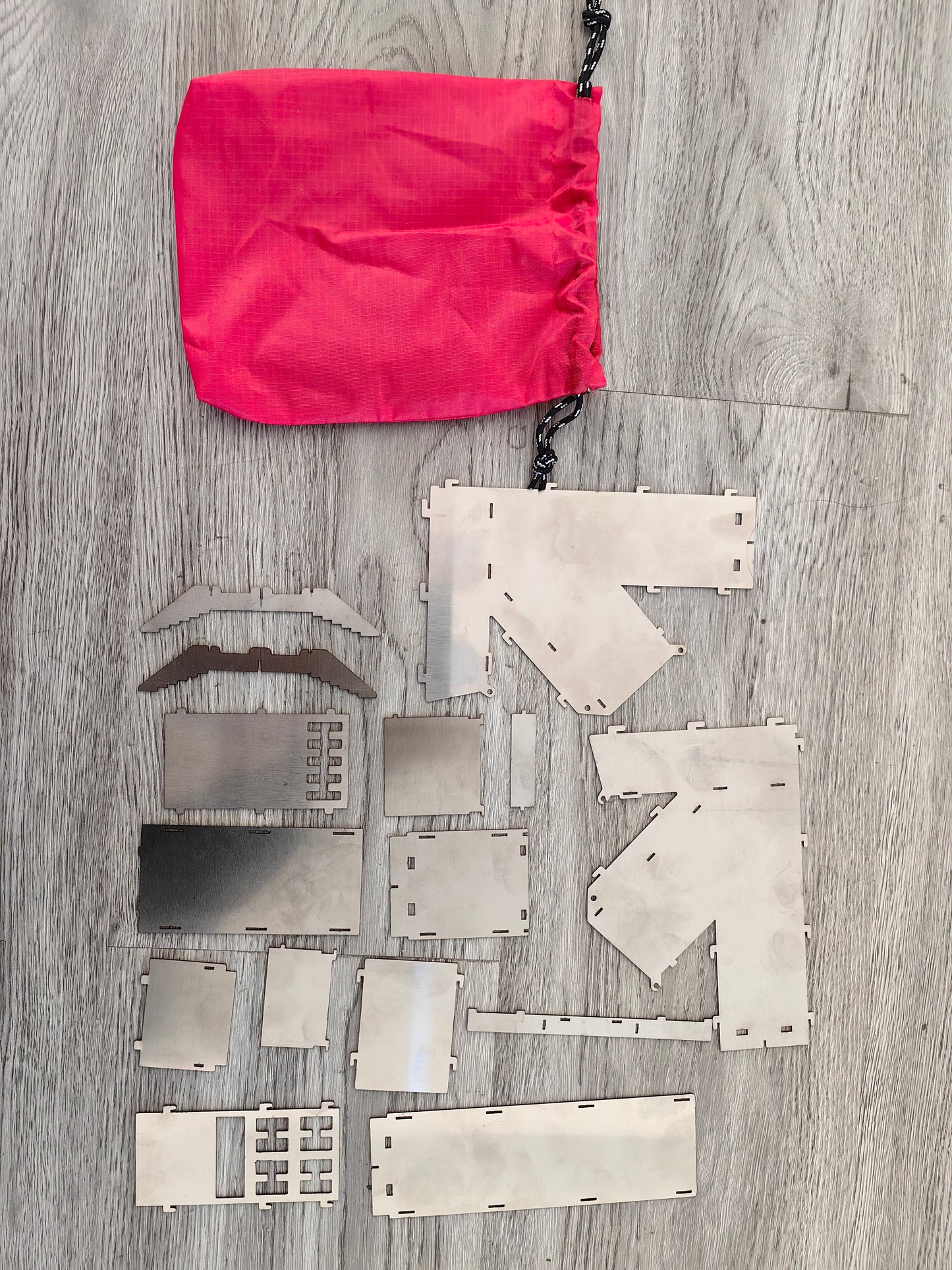 Compact Steel Rocket Stove Cooker - Collapsible