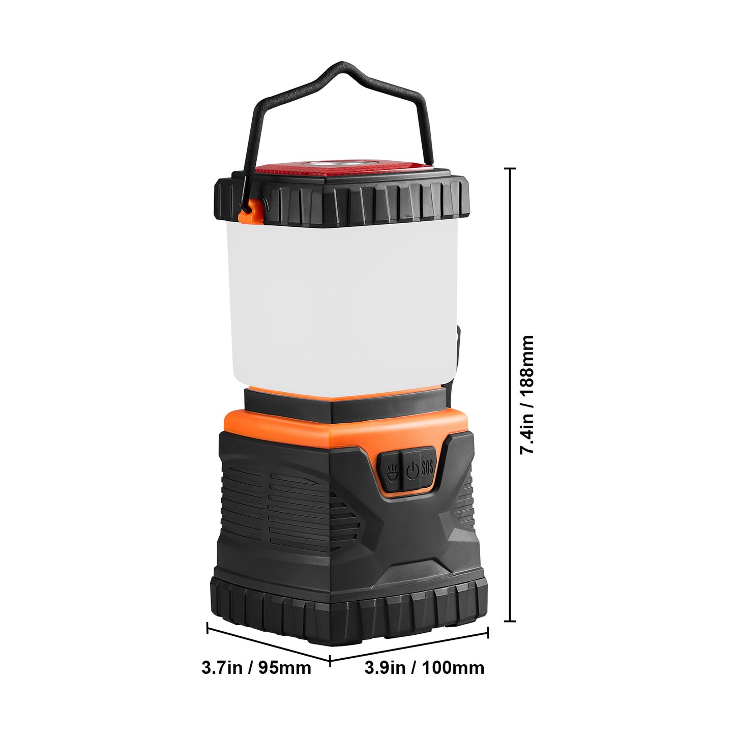 All-in-One LED Lantern with Triple-Zone Illumination