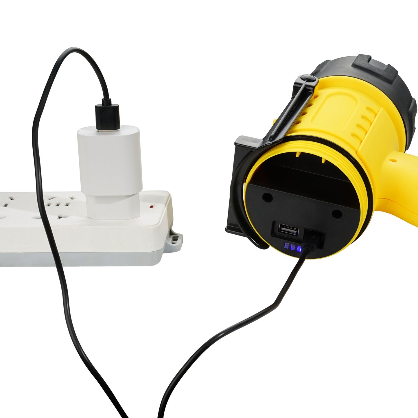 1,000,000LM Spotlight with Power Bank USB-C