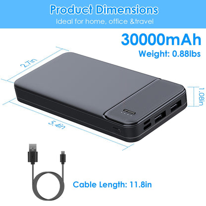 PD 22.5 W Fast‑Charge Power Bank – 10 K / 20 K / 30 K mAh