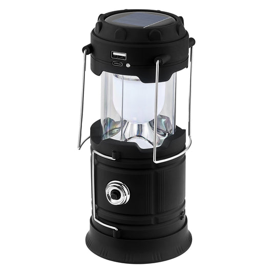 4-Pack Solar Rechargeable Lanterns with Flashlight Mode