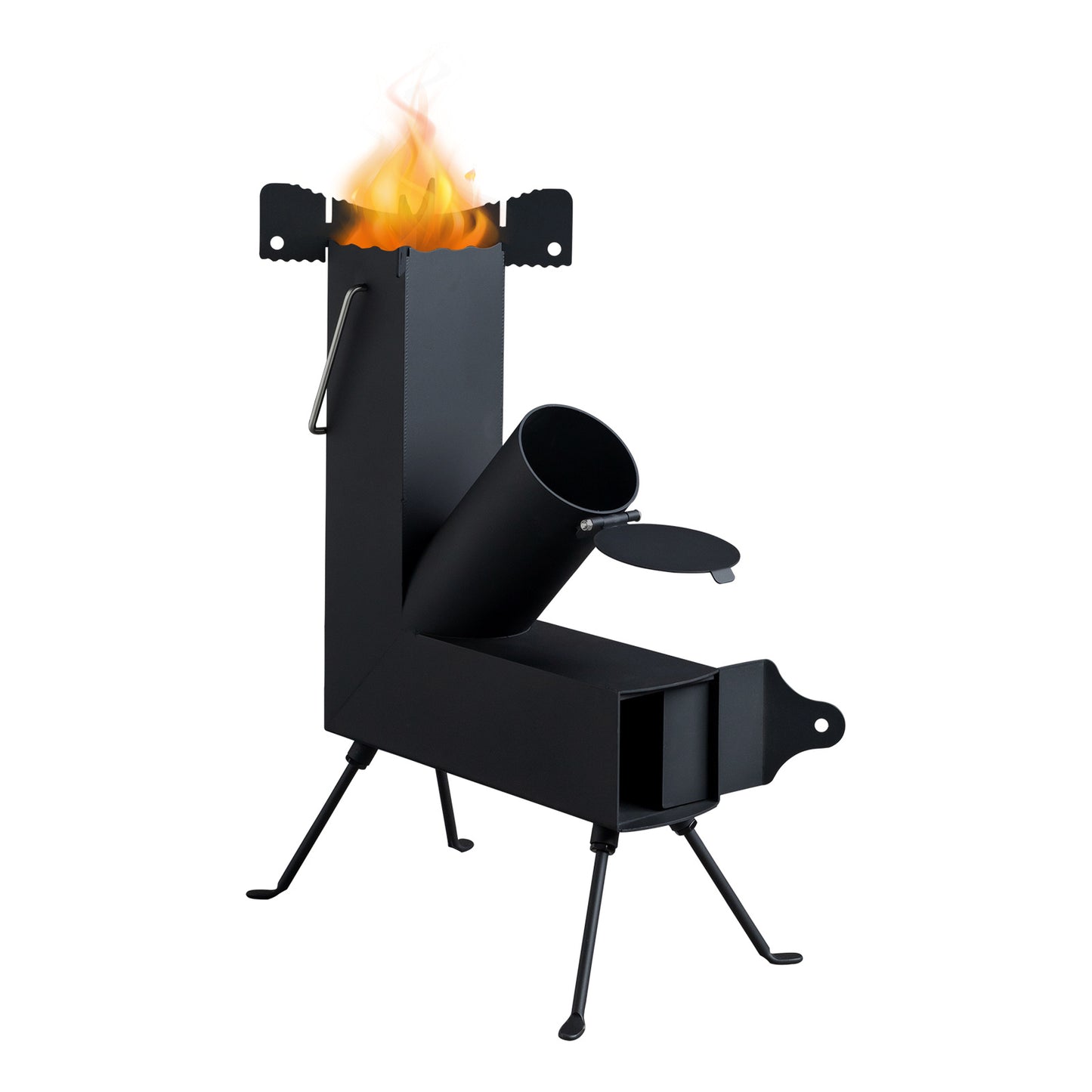 Steel Rocket Stove – Blackout Solid Fuel Cooker