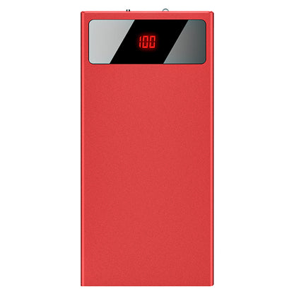Ultra‑Slim 20 000 mAh Dual‑USB Power Bank – LED Display & Flashlight