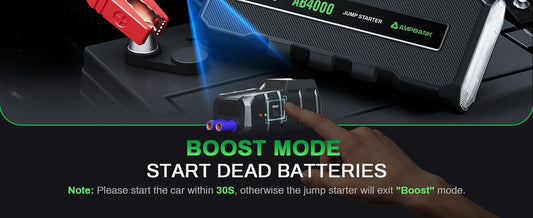 4000A Car Jump Starter with Air Compressor & LED – Fast Charging & EVA Case