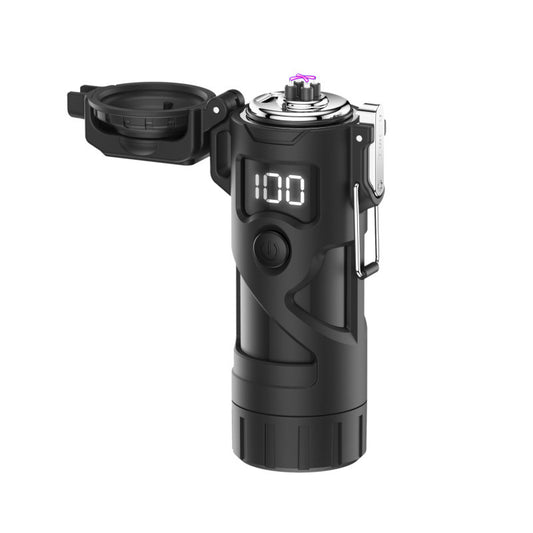 Rechargeable Waterproof Arc Lighter W/ Flashlight