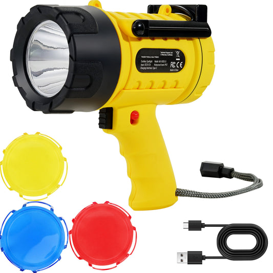 1,000,000LM Spotlight with Power Bank USB-C