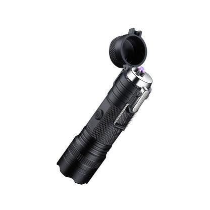 Arc Plasma Flashlight Lighter – Rechargeable & Waterproof