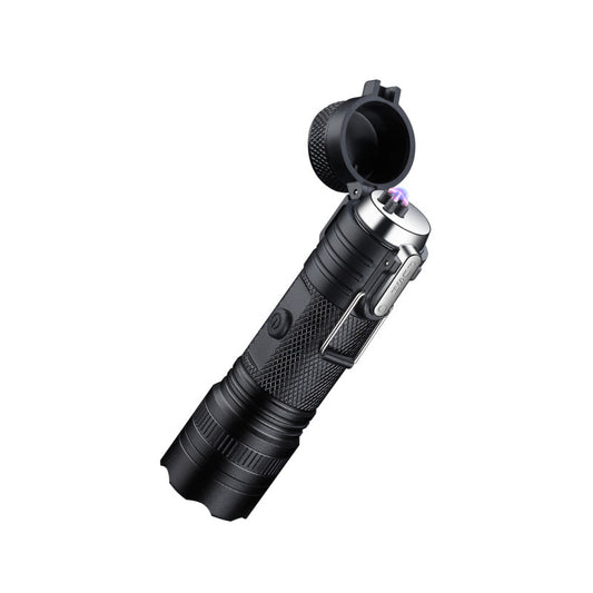 Arc Plasma Flashlight Lighter – Rechargeable & Waterproof