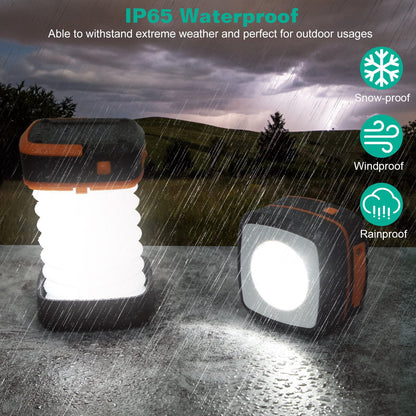 Solar Collapsible Lantern – USB & Solar Rechargeable | IP65 Rated