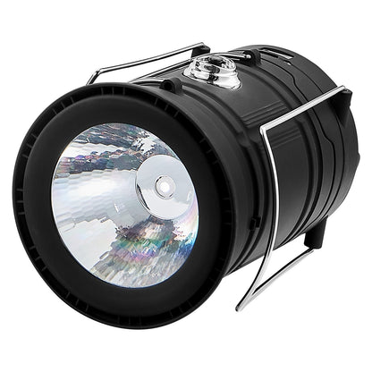 4-Pack Solar Rechargeable Lanterns with Flashlight Mode