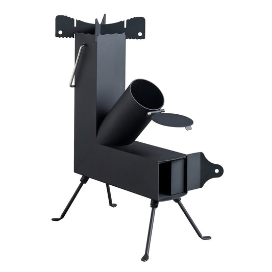 Steel Rocket Stove – Blackout Solid Fuel Cooker