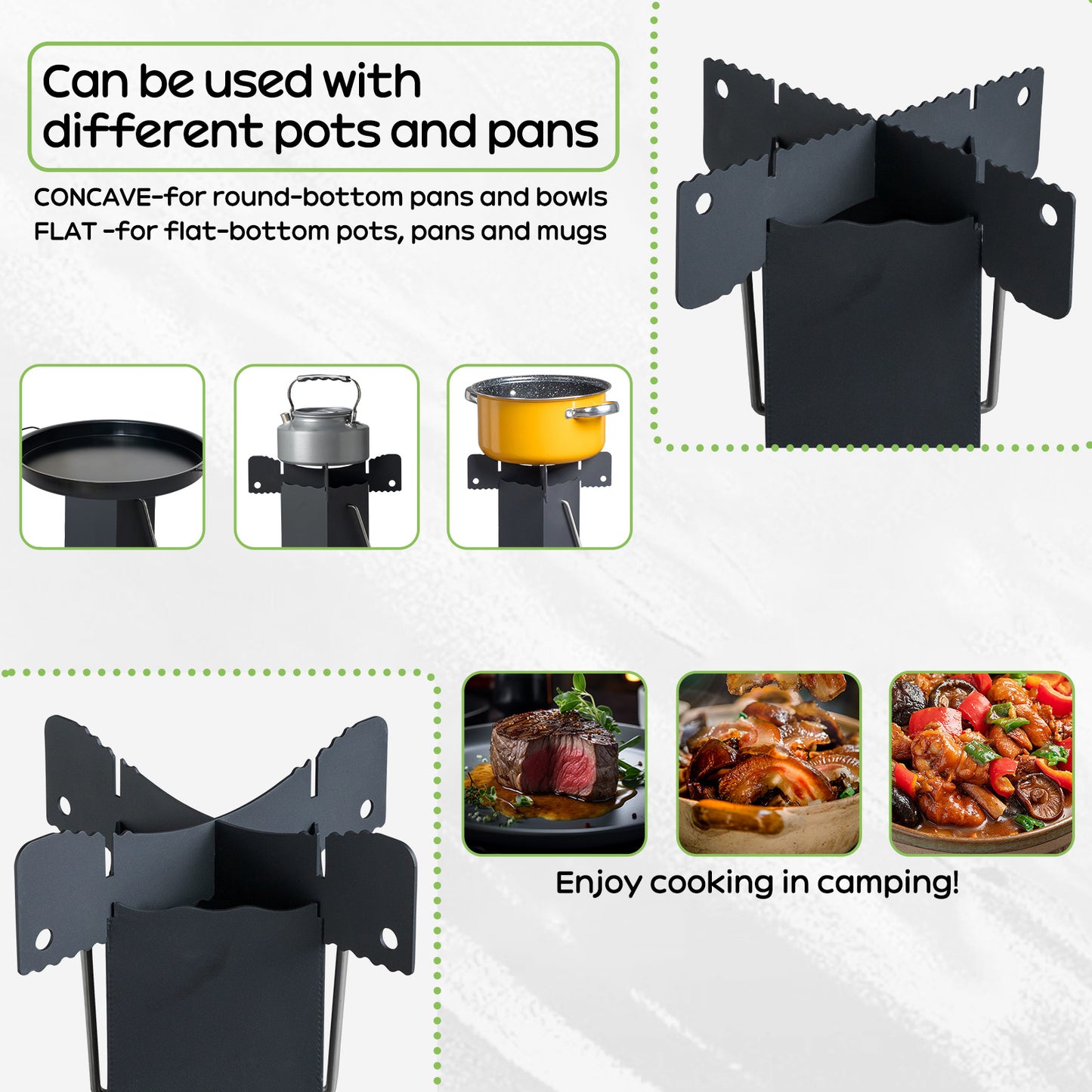 Steel Rocket Stove – Blackout Solid Fuel Cooker